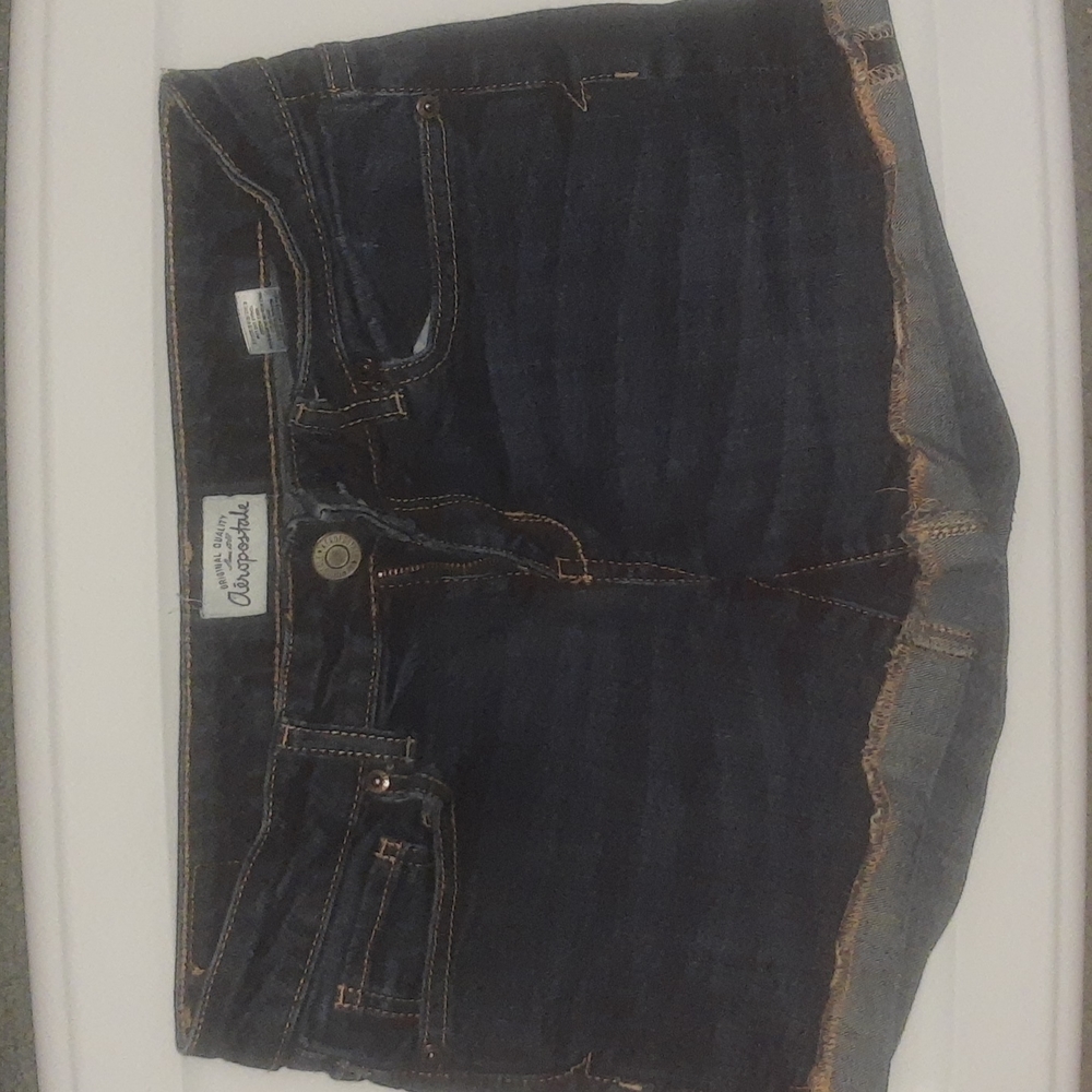 Aeropostale Midi Denim Shorts